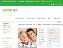 Tablet Screenshot of homelifepartners.com